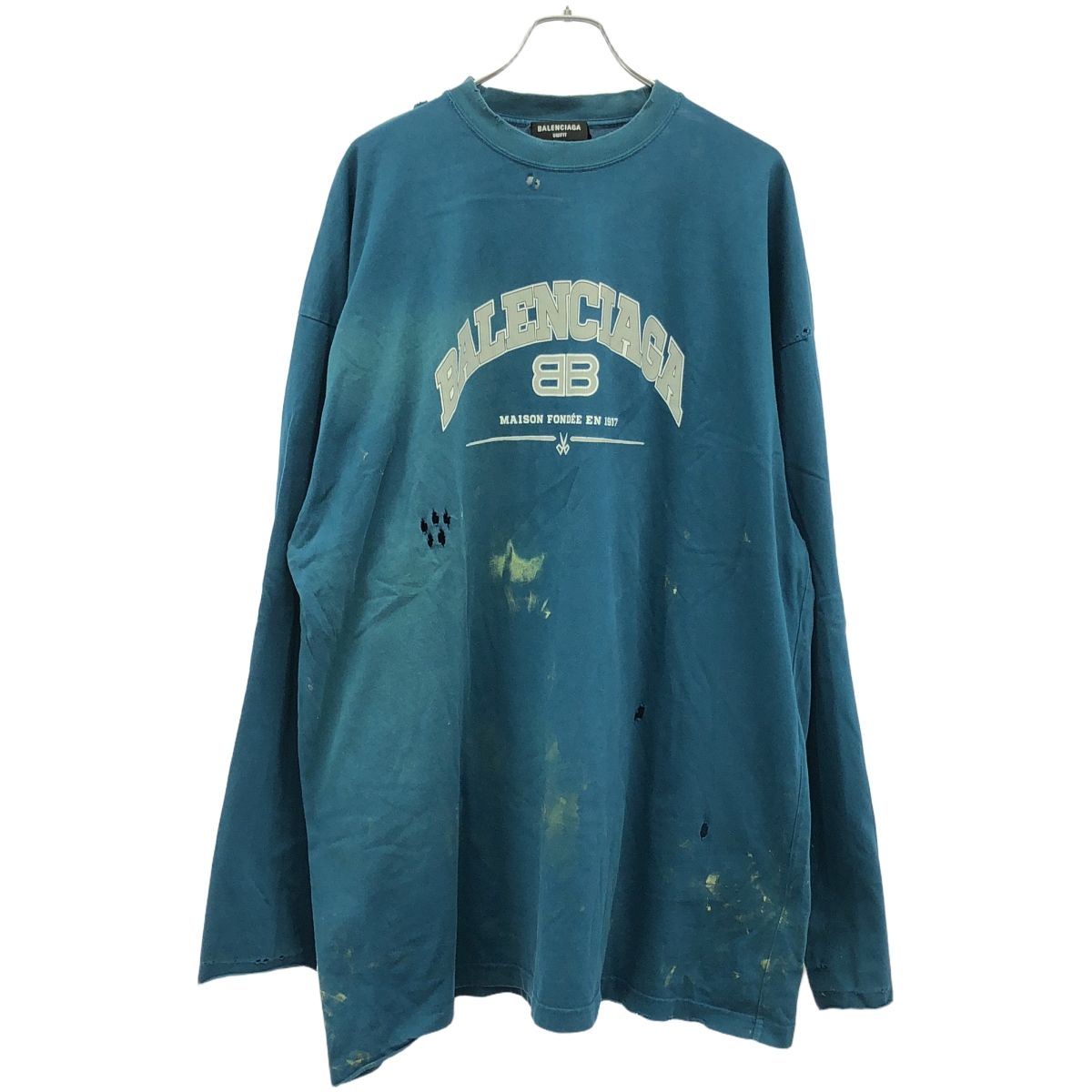 BALENCIAGA バレンシアガ 22SS ヴィンテージクラッシュ加工 ロング