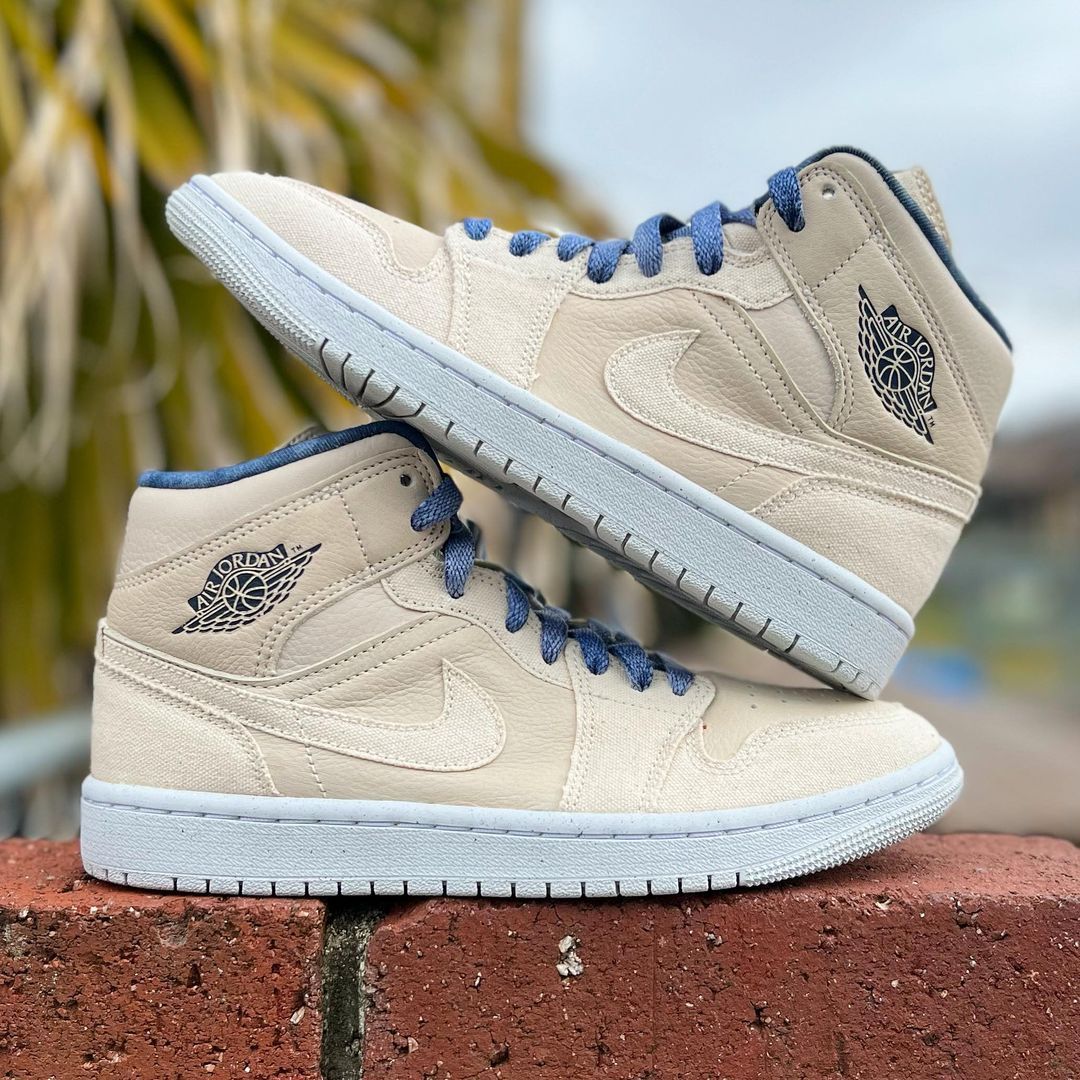 NIKE WMNS AIR JORDAN 1 MID SE ウイメンズ エア ジョーダン 1 ミッド 【WOMEN'S】 sanddrift/sail/midnight navy/white DM9126-104