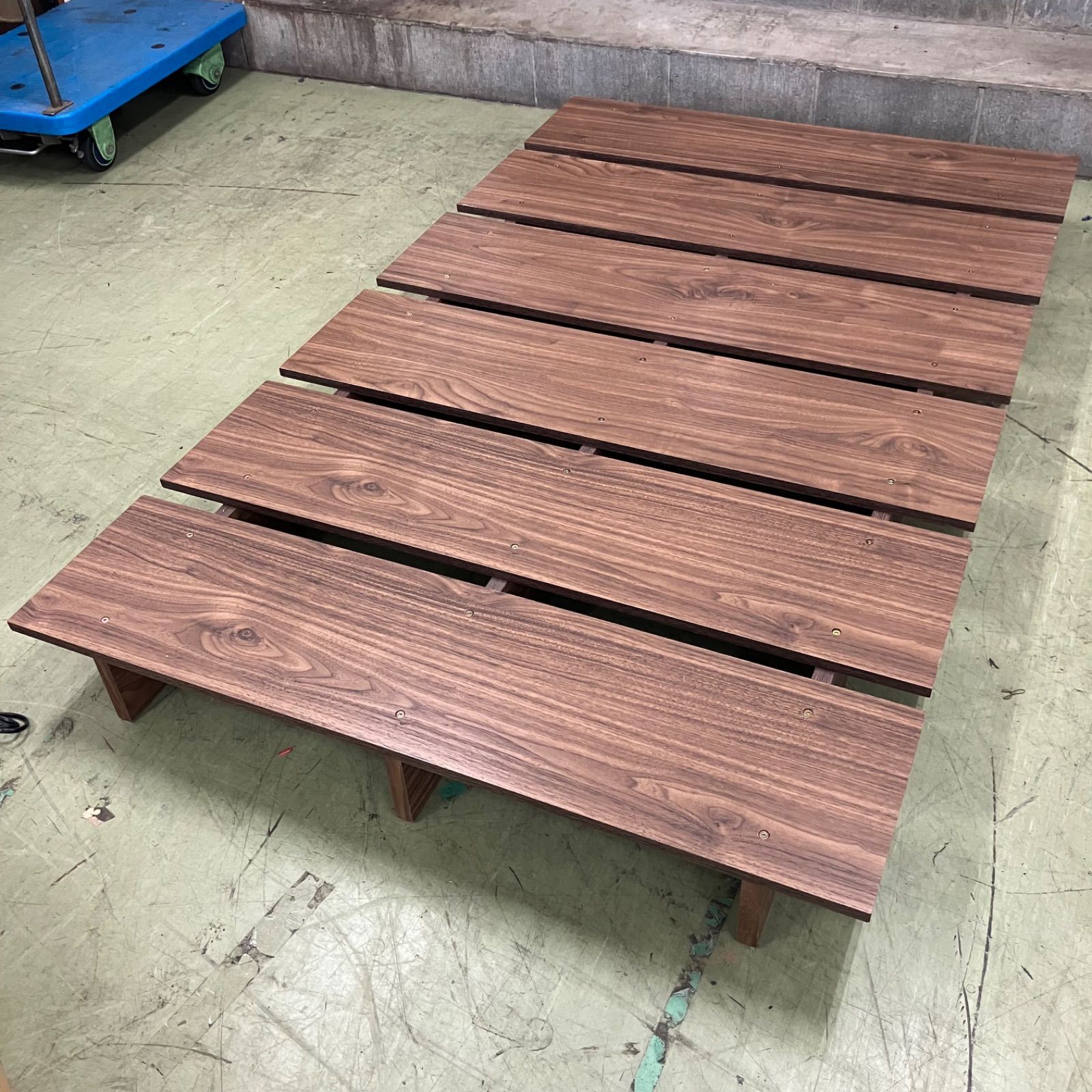 LOWYA すのこベッド 木製　【引き取りのみ】 すのこベッド ヘッドボード 木製 無垢 [シングル] | 【公式