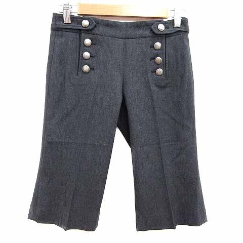 数量は多い  セオリー Theory ハーフパンツ スラックス ウール X0 黒 パンツ