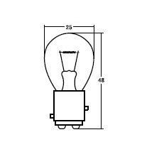 スタンレー電気(STANLEY) フォークリフト用電球 48V25W 10個入 A4597