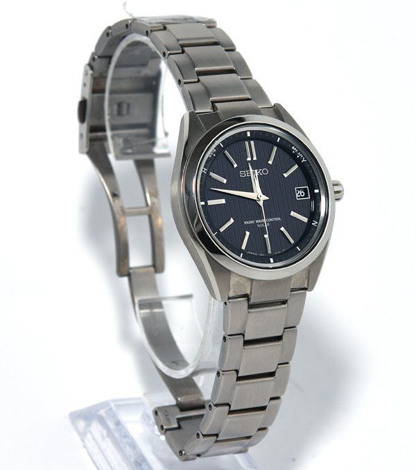 【良品】7B24-0BH0セイコーブライツ電波ソーラーチタン腕時計sagz083 セイコー SAGZ083 ブライツ 電波腕時計 チタン 7B24-0BH0 電波ソーラー