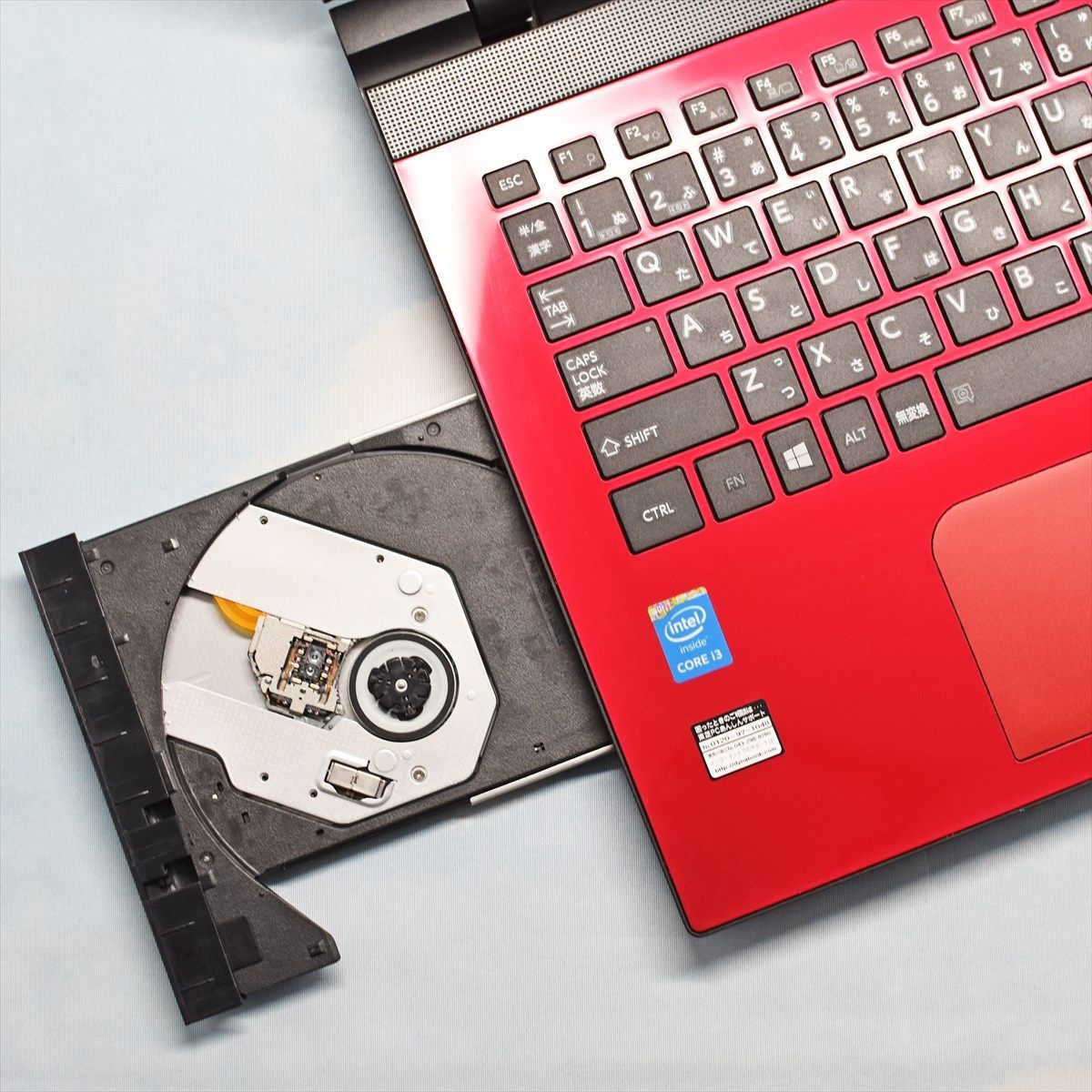 正規品低価薄型すぐ使える️赤ノートパソコン大容量500GB️WEBカメラ初心者向け Windowsノート本体