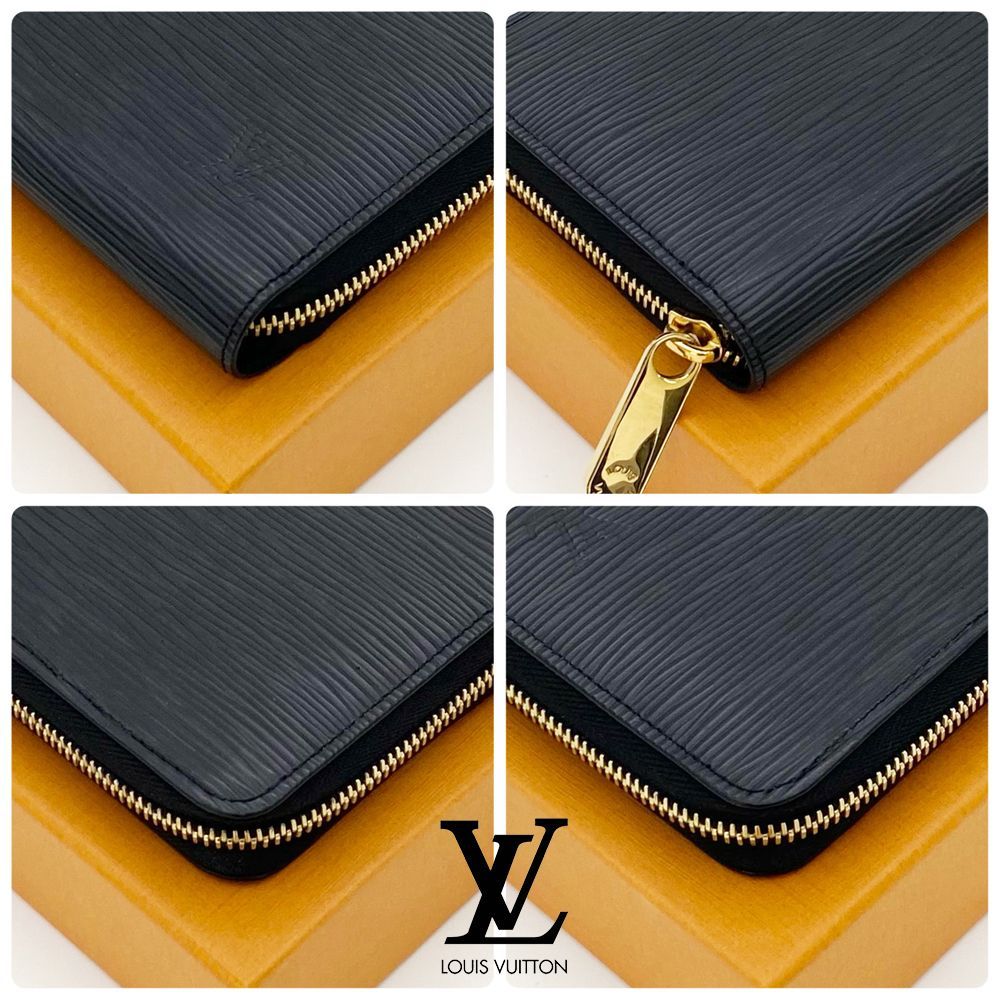 極美品】ルイヴィトン エピ ジッピーウォレット ノワール ゴールド金具