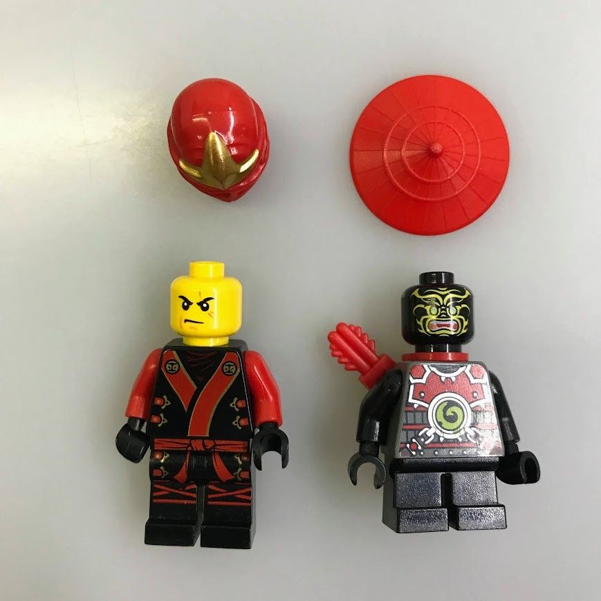 正規品 LEGO レゴ ニンジャゴー ミニフィグ 2個 おまけ付き まとめ売り NH-885 ※NINJAGO 忍者 カイ ワルワルサムライ 武器 刀  70500 361 - メルカリ