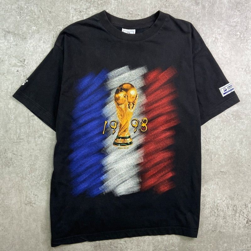 90年代 adidas アディダス FIFA フランスワールドカップ1998 T