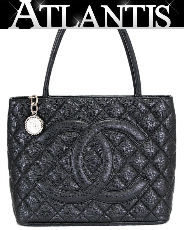 シャネル CHANEL デカココマーク 復刻トートバッグ キャビア
