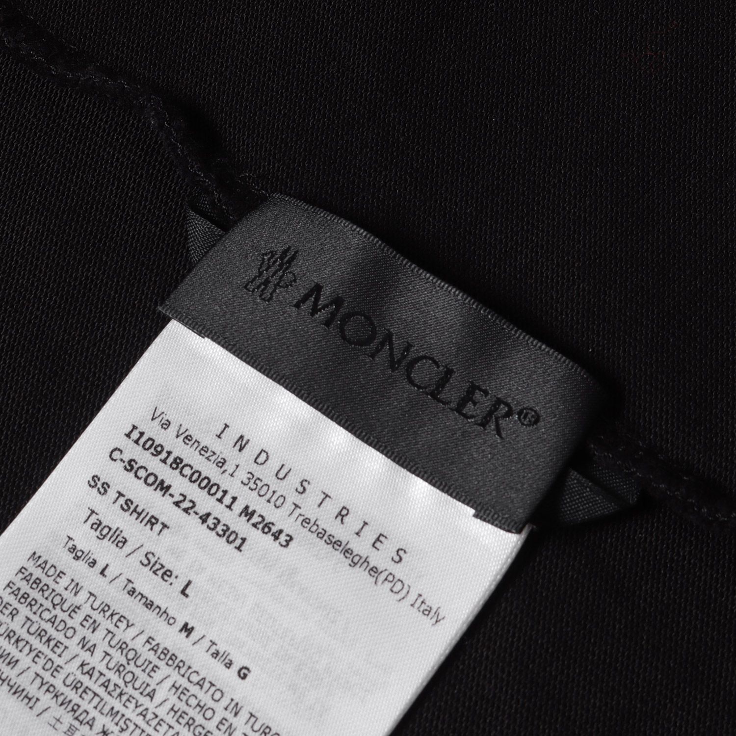 美品 MONCLER モンクレール Tシャツ サイズ:L 23SS グリッター ラメ ロゴ フットボール クルーネック Tシャツ SS TSHIRT  ブラック 黒 トップス カットソー 半袖【メンズ】 - メルカリ