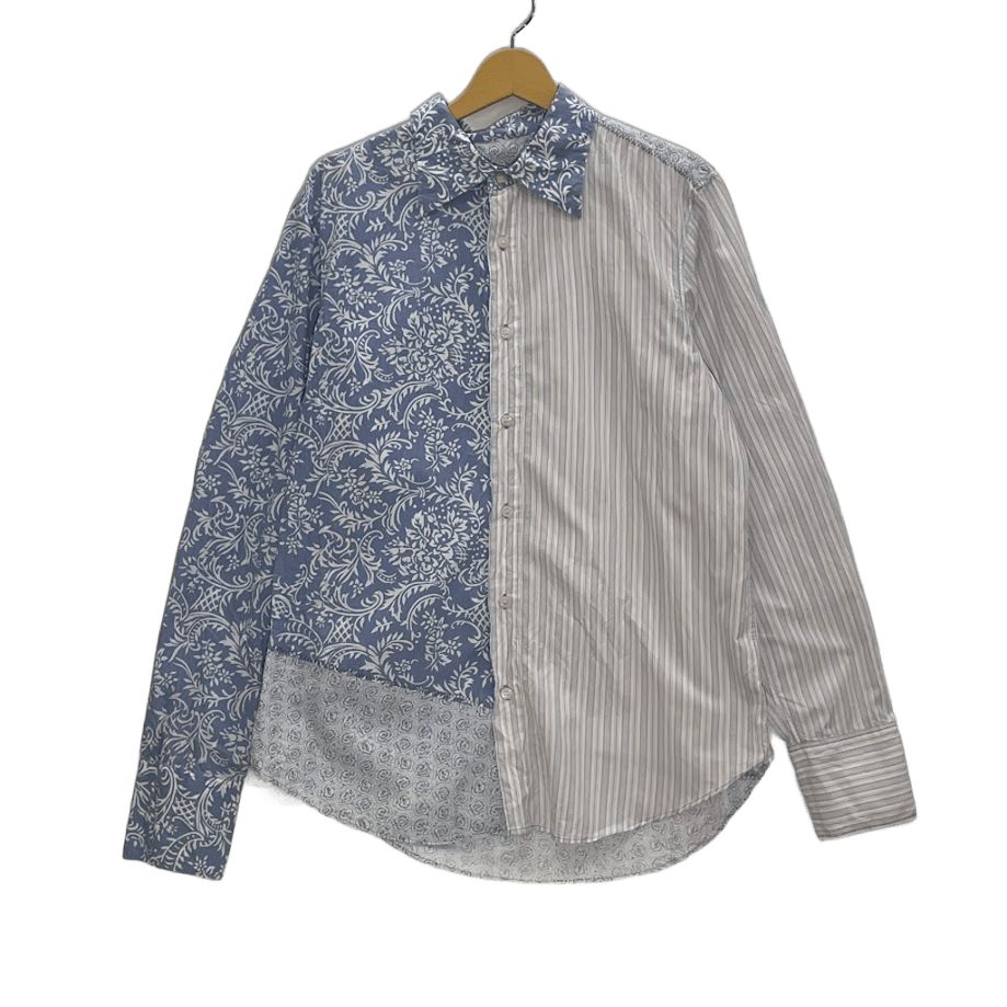 【アルマーニジーンズ】ジップ プルオーバーシャツ 80's] OLD GIORGIO ARMANI 2 Tone Zip Up Cotton Blouson