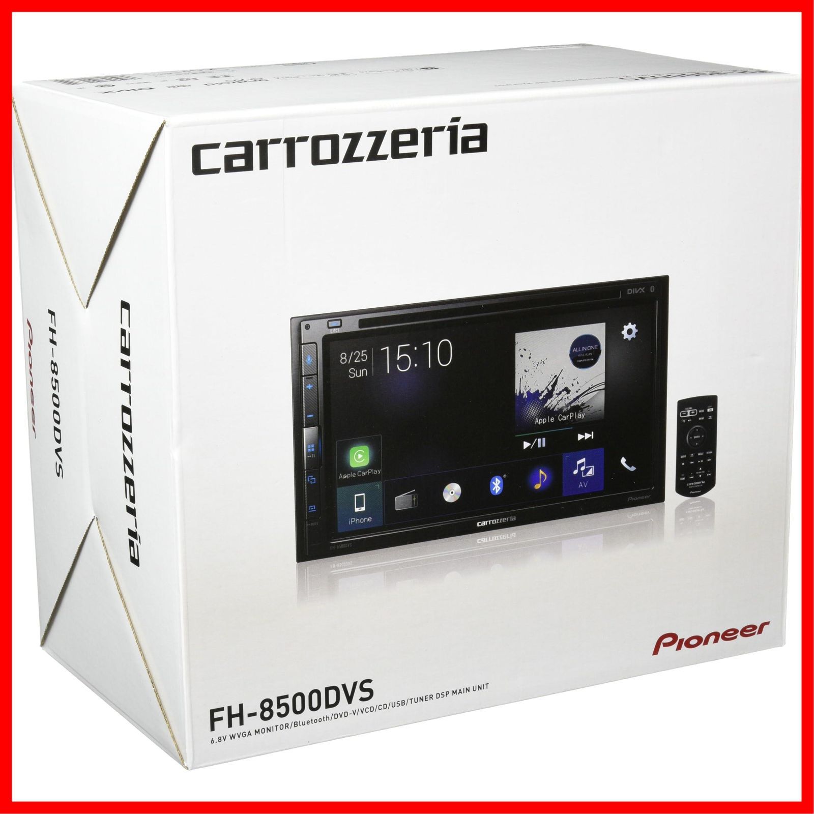 数量限定】Pioneer パイオニア ディスプレイオーディオ FH-8500DVS 6.8インチ 2DIN AppleCarPlay  AndroidAuto対応 CD DVD USB Bluetooth iPod iPhone AUX DSP カロッツェリ - メルカリ