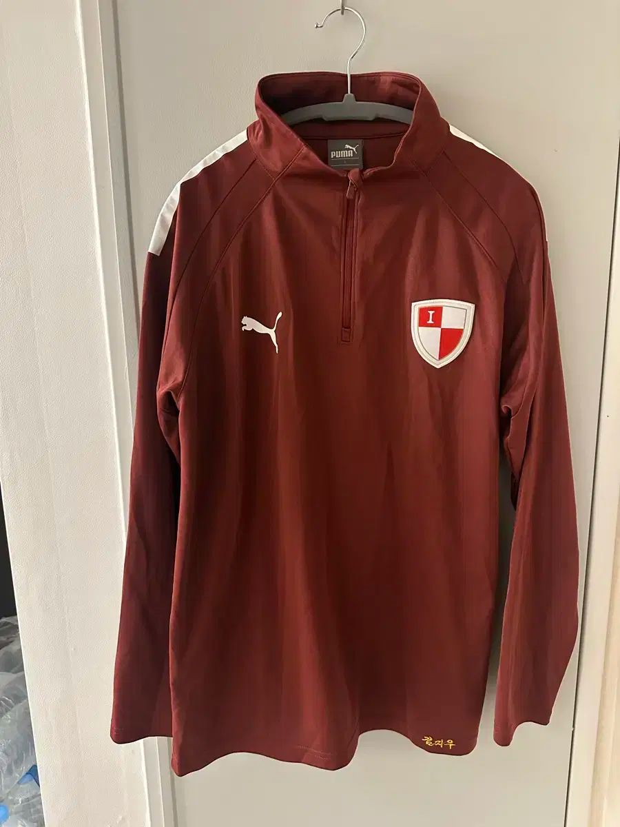 プーマ 釜山アイパーク トレーナー ハーフジップ L