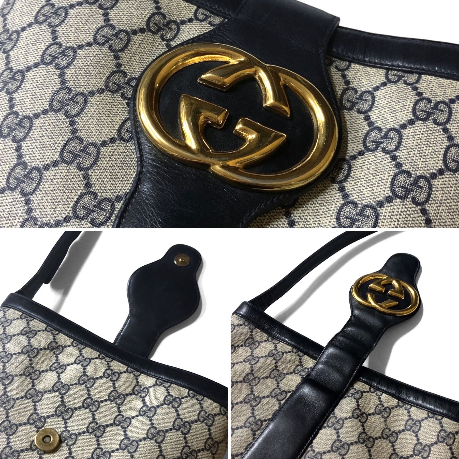 中古品】GUCCI オールドグッチ 30 001 1791 クレスト シェリーライン 