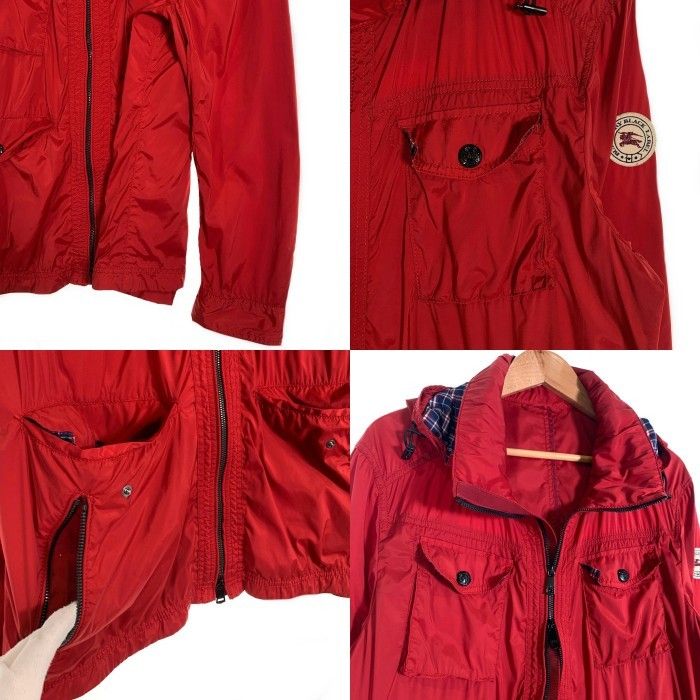 ジップアップジャケット レッド