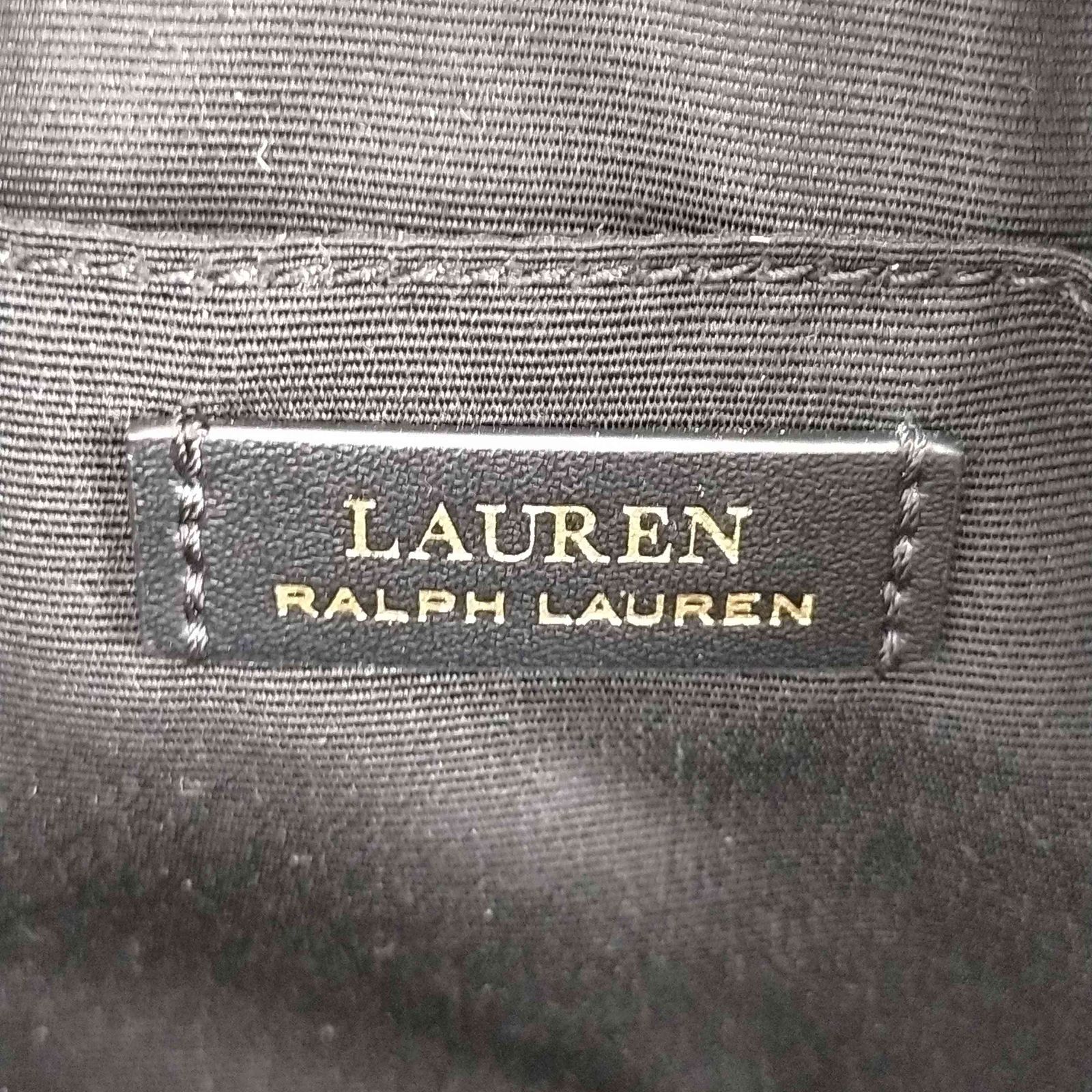 ローレンラルフローレン LAUREN RALPH LAUREN HAYES シボ革レザー