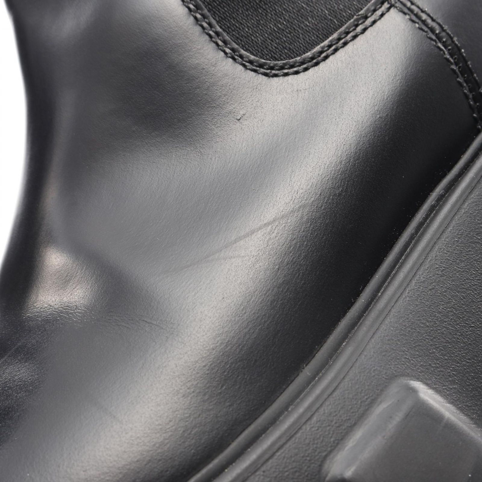 ブラッシュドレザー チェルシー