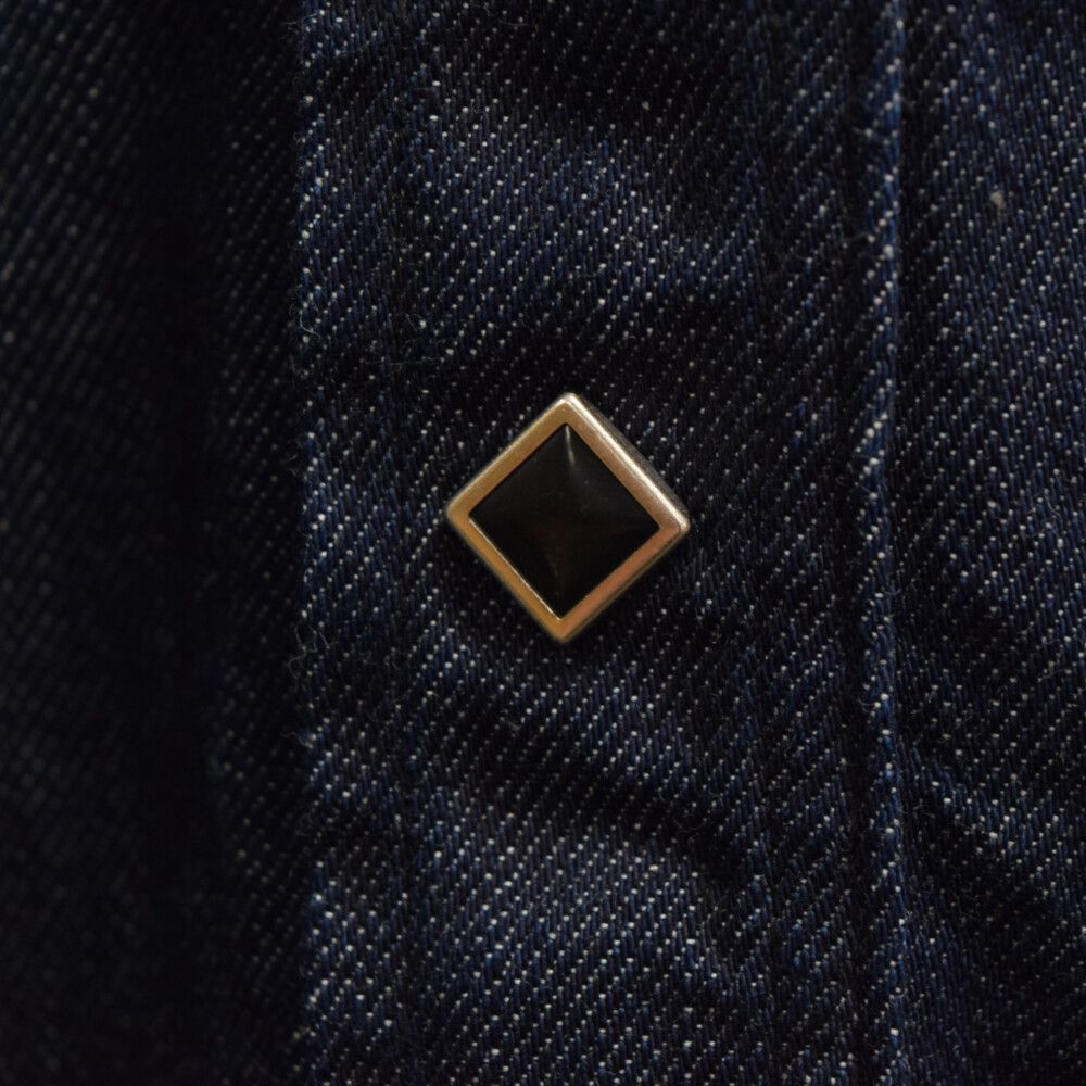 KAPITAL (キャピタル) スタッズカラー デニム長袖シャツ K2109LS046