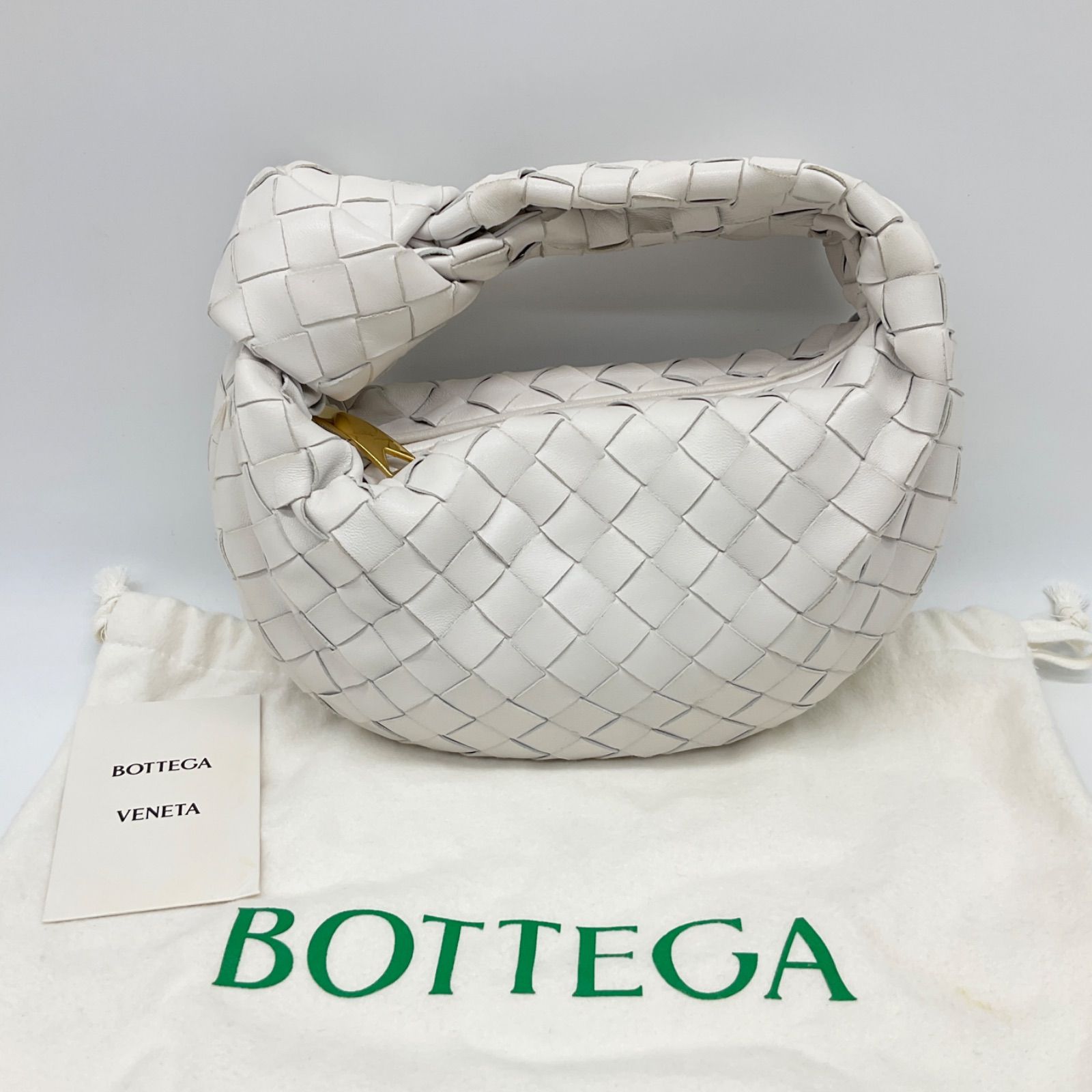 BOTTEGA VENETA ボッテガヴェネタ ハンドバッグ イントレチャート JODIE Mini ミニ ジョディ ホワイト 白 ミニバッグ  ゴールド金具 【中古】Bランク 2_185 - メルカリ