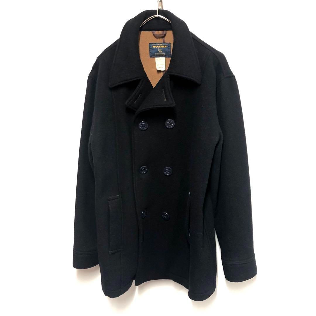 ウールリッチ ピーコート ブラック メンズM