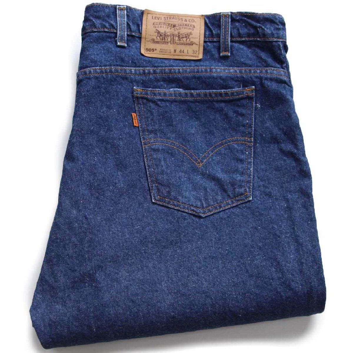 90s メキシコ製 Levi'sリーバイス 505 デニムパンツ W44 L32★154 特大 オールド ビンテージ ジーンズ ストレート ビッグサイズ