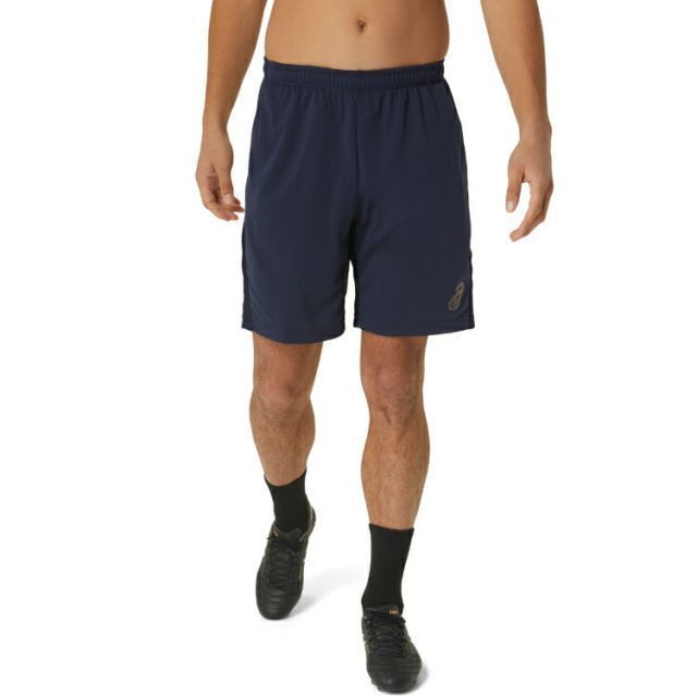 asics アシックス MID TR 1/2 PANT ミッドナイト 4XL 2101A218 405 | スポーツ スポーツウェア サッカー フットサル ストレッチトレーニングハーフパンツ ハーパン 半ズボン ジャージ メンズ スポーツ用