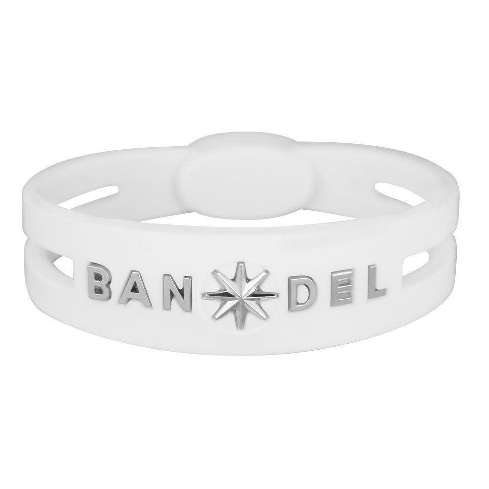 ホワイト/シルバー_Lサイズ（19.0cm） バンデル メタリック ブレスレット METALLIC BRACELET Lサイズ（19.0cm） ホワイト/シルバー