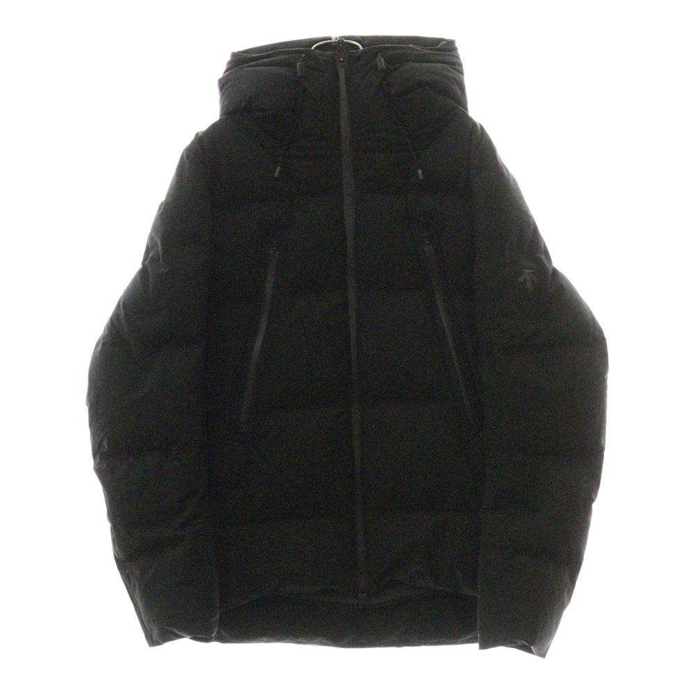 DESCENTE デサント ALLTERRAIN MOUNTAINEER オルテライン マウンテニアー フーデッド 水沢ダウンジャケット ブラック DAMWGK30U