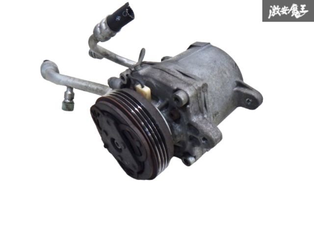 【実働外し‼保証付】スズキ 純正 MH22S スティングレー K6A 2008 A/C エアコン コンプレッサー 95201-58J01 即納 棚22-4