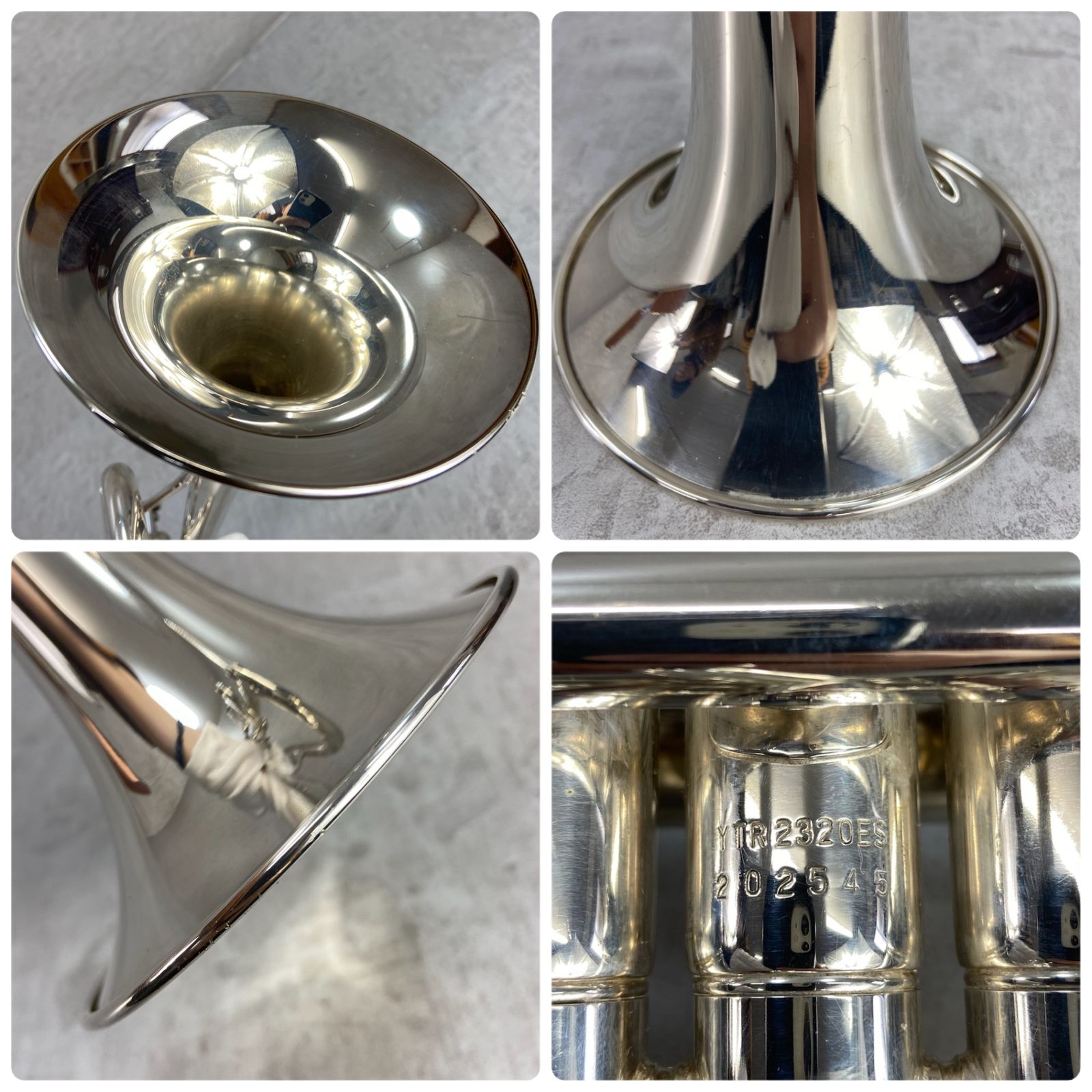 YAMAHA ヤマハ トランペット trumpet 管楽器 YTR2320ES 銀メッキ 