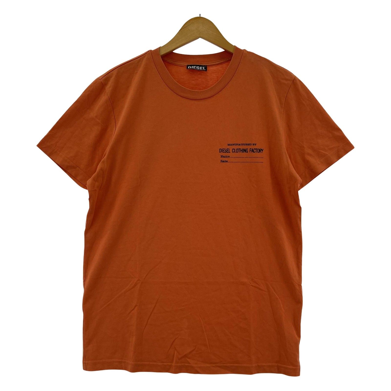 DIESEL ディーゼル半袖Tシャツ sizeM/オレンジ - メルカリ