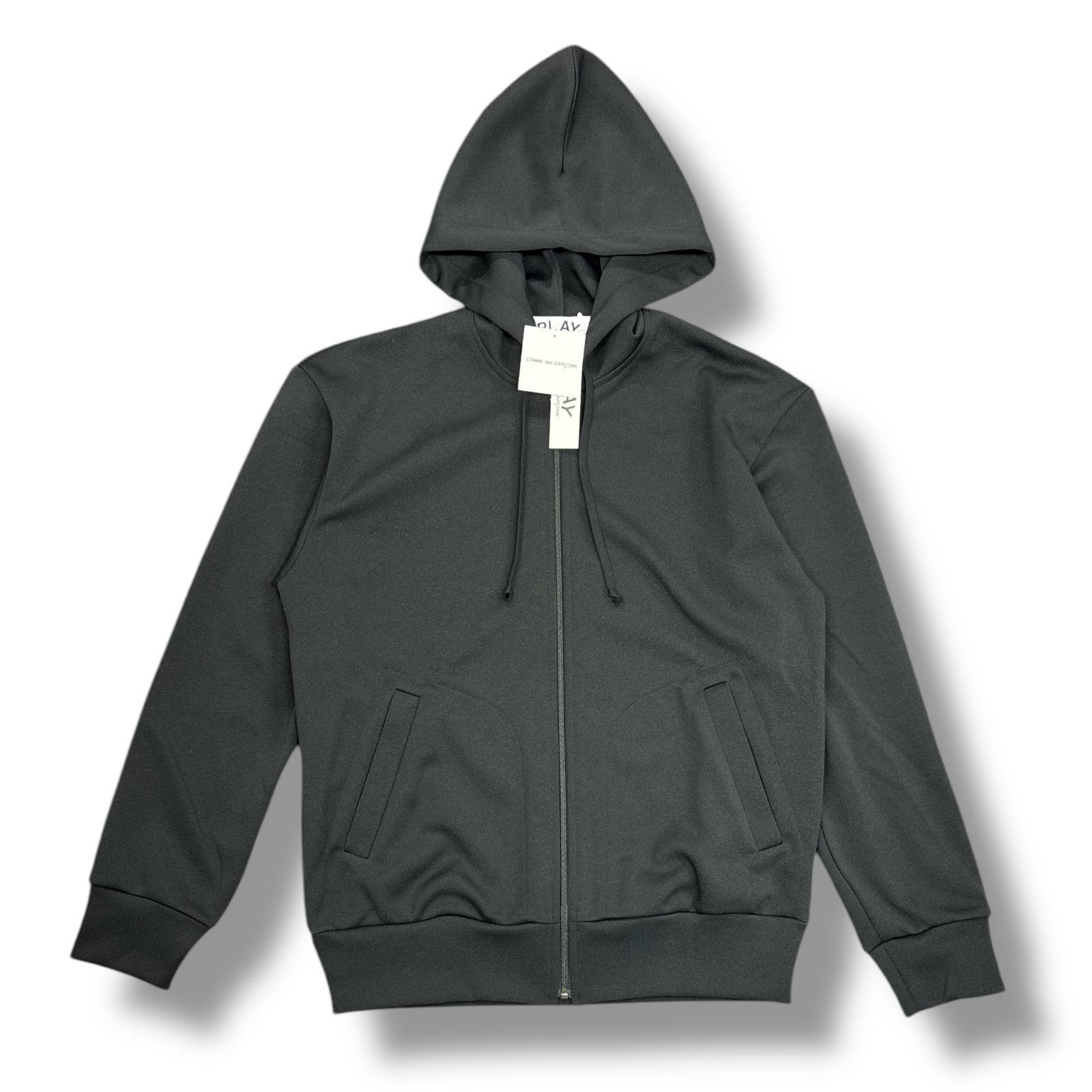 PLAY コムデギャルソンUnisex Zip-Up Hoodie パーカー PLAY COMME des GARCONS 新品 プレイ コムデギャルソン Red