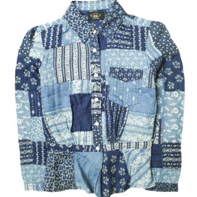 RRL ペイズリー柄 長袖シャツ