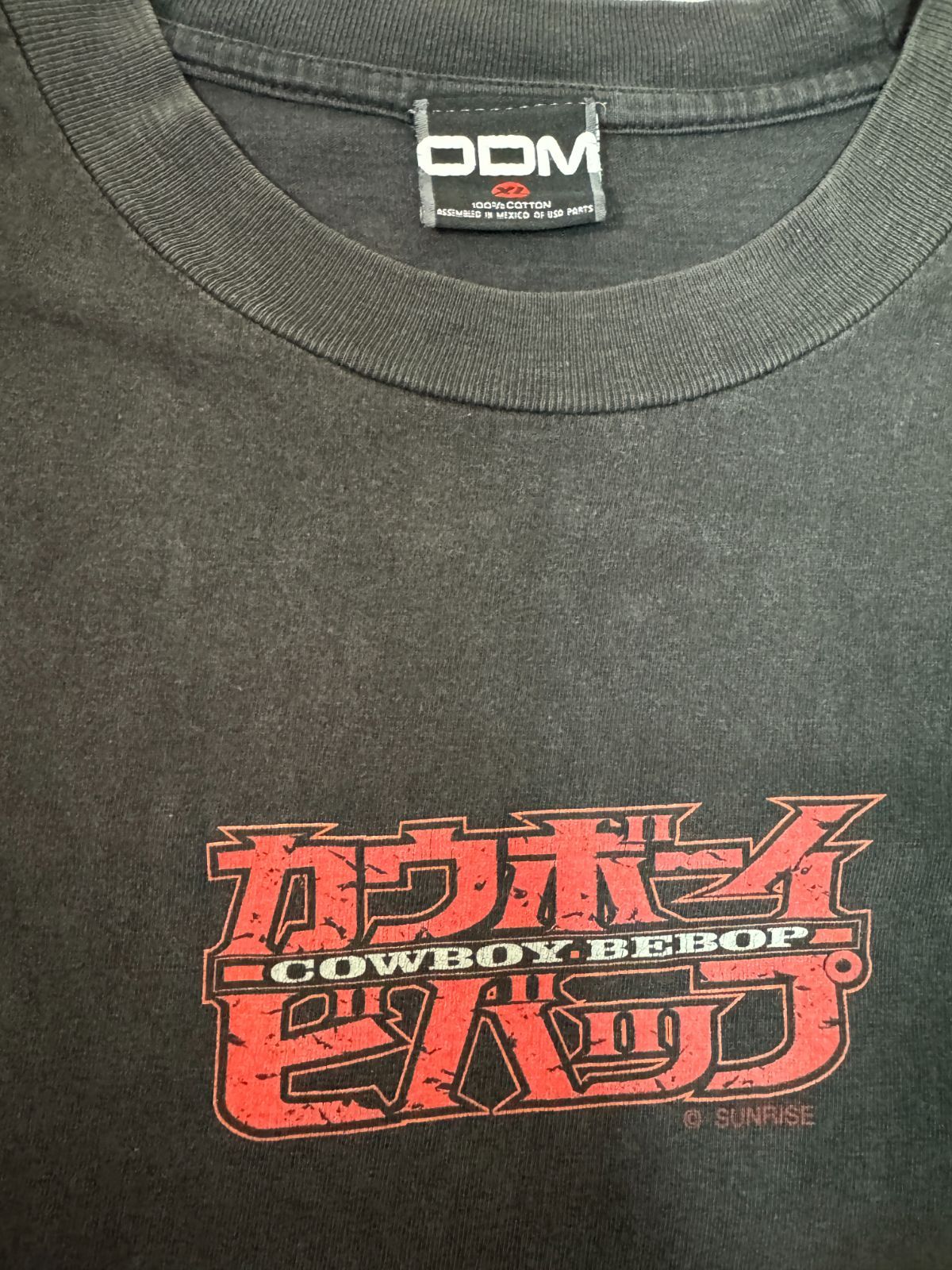 カウボーイビバップ オーバーサイズTシャツ 黒 アニメT org.jpg