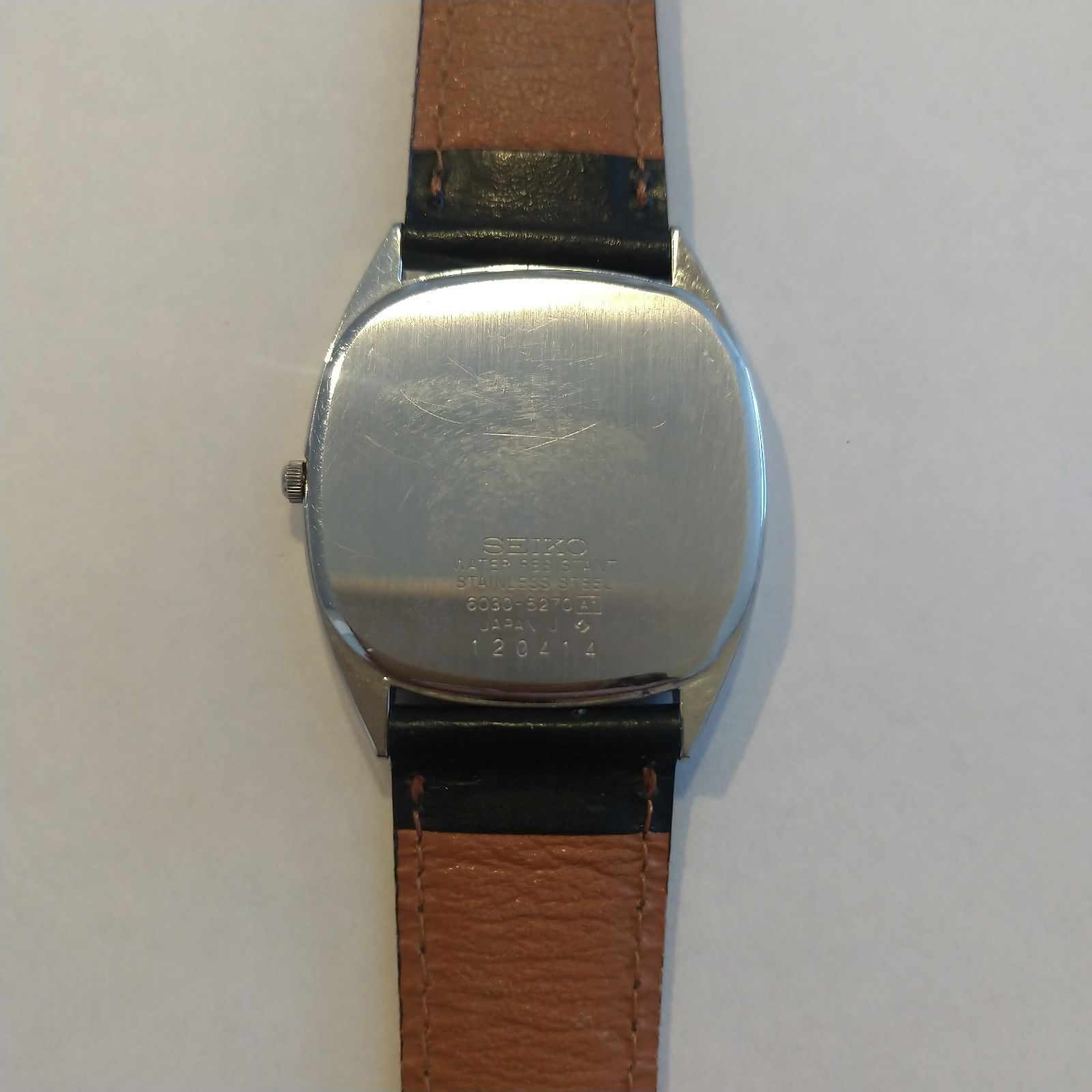 SEIKO セイコー SEIKO クォーツ 3針 6030-5270 男性用 メンズ 腕時計 W828 稼働品