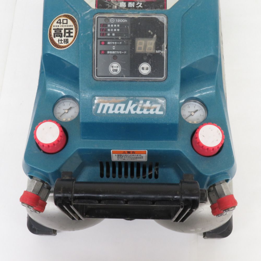 makita マキタ 高圧エアコンプレッサ 高圧専用 16L 1200hランプ点灯 液晶不良あり AC461XGH 中古