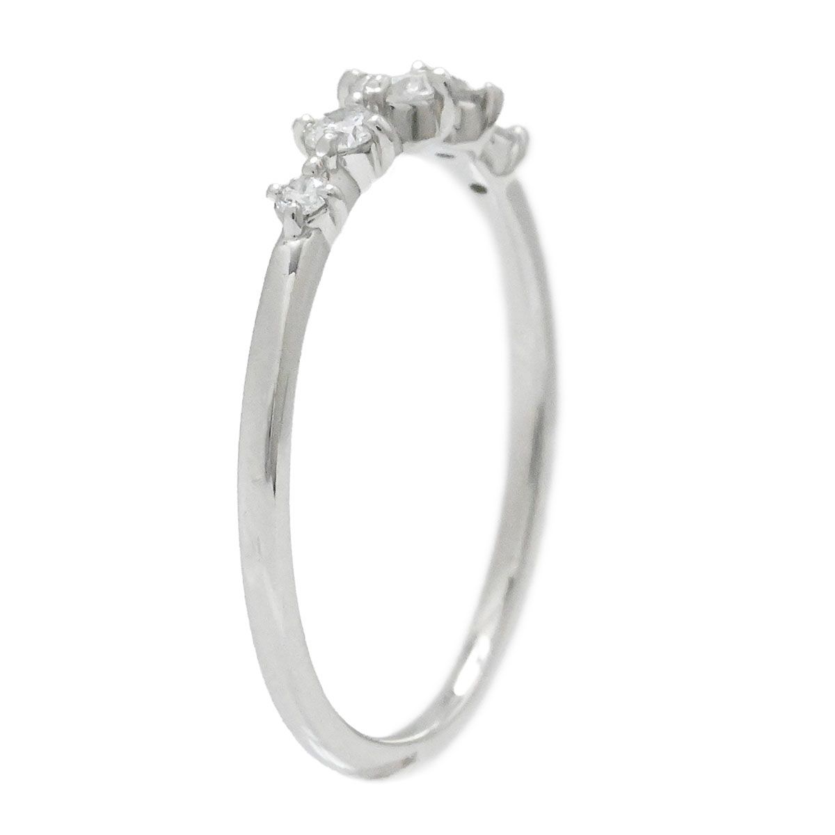 エテ ETE PT900 プラチナ ダイヤ0.14ct リング 指輪 サイズ9号