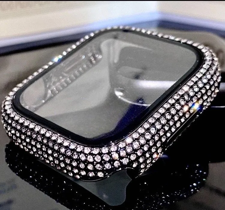B3☆Apple Watchステンレスバンド ジュエルベルト キラキラ保護