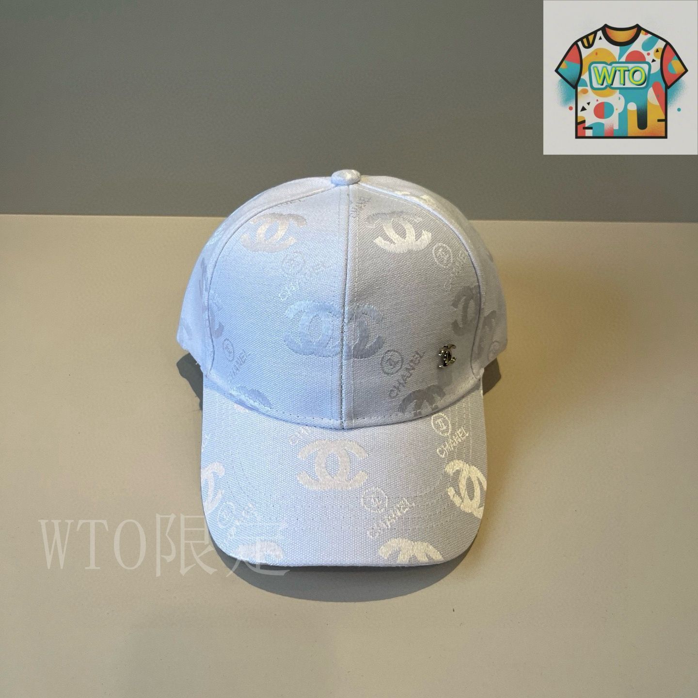 CHANEL ホワイト ベースボールキャップ シャネル CHANEL ベースボールキャップ01-2-WTO輸入-NVI40-WTO