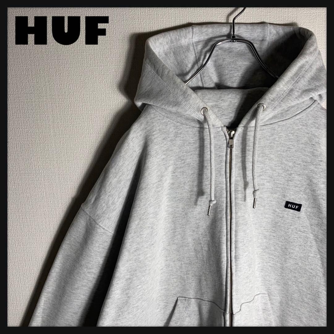 HUF グレー フルジップパーカー XL 楽天市場】ハフ HUF ジップアップパーカー M,L,XLサイズ グレー