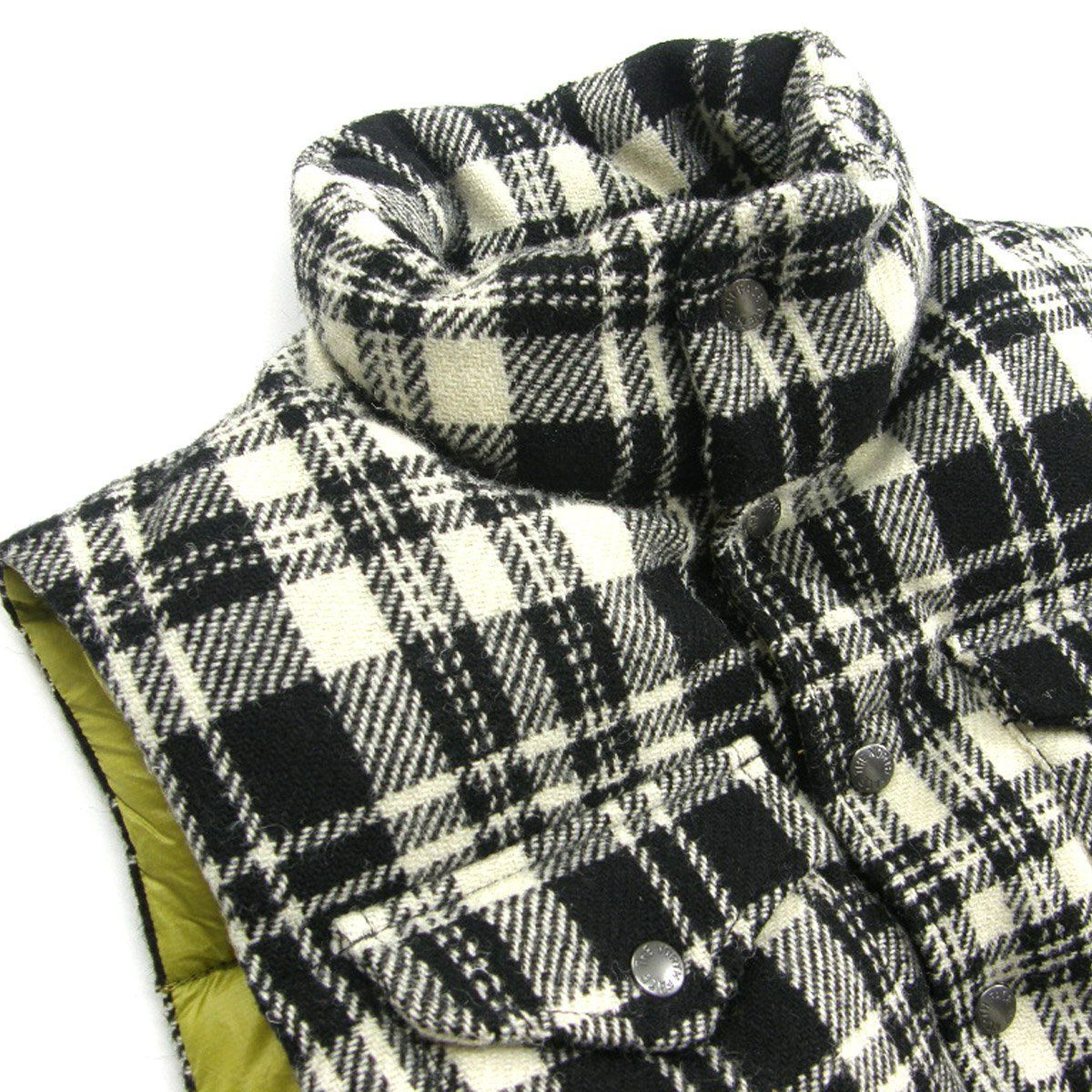 ノースフェイス×ハリスツイード別注 コラボ ダウンベスト L 光電子ダウン 新品】 THE NORTH FACE PURPLE LABEL × Harris Tweed × PERTEX