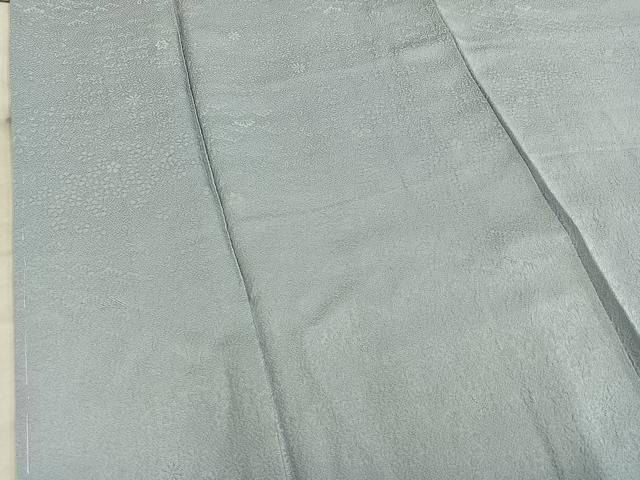 平和屋着物○上質な色無地 風景地紋 藤鼠色 正絹 逸品 DAAV8685tw