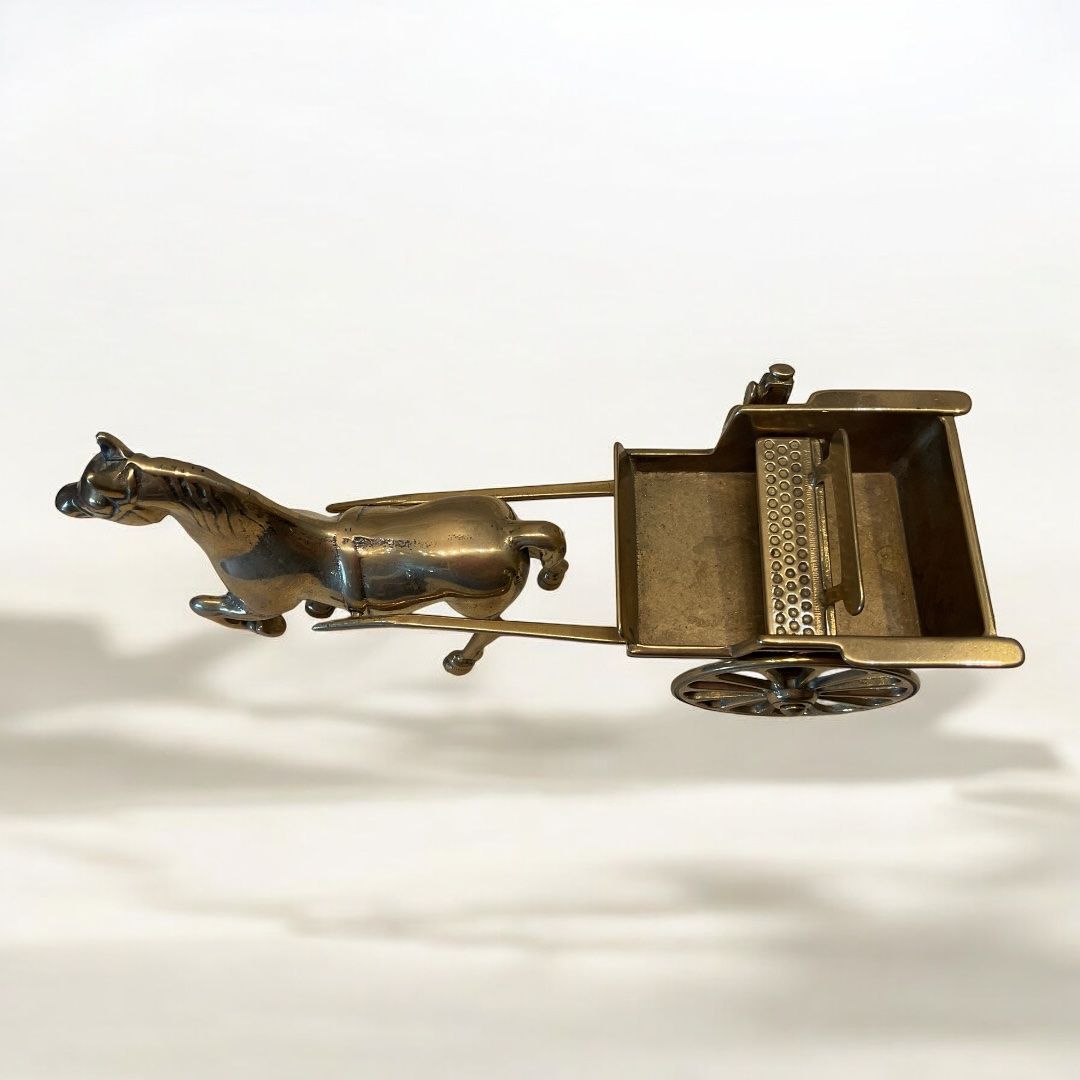 SUPERSALE】真鍮製アンティーク馬車オブジェ - メルカリ