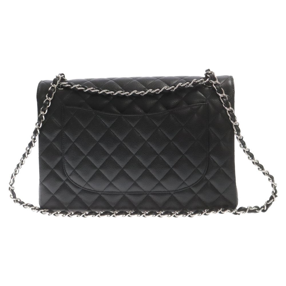 CHANEL (シャネル) キャビアスキン デカマトラッセ34 ココマーク