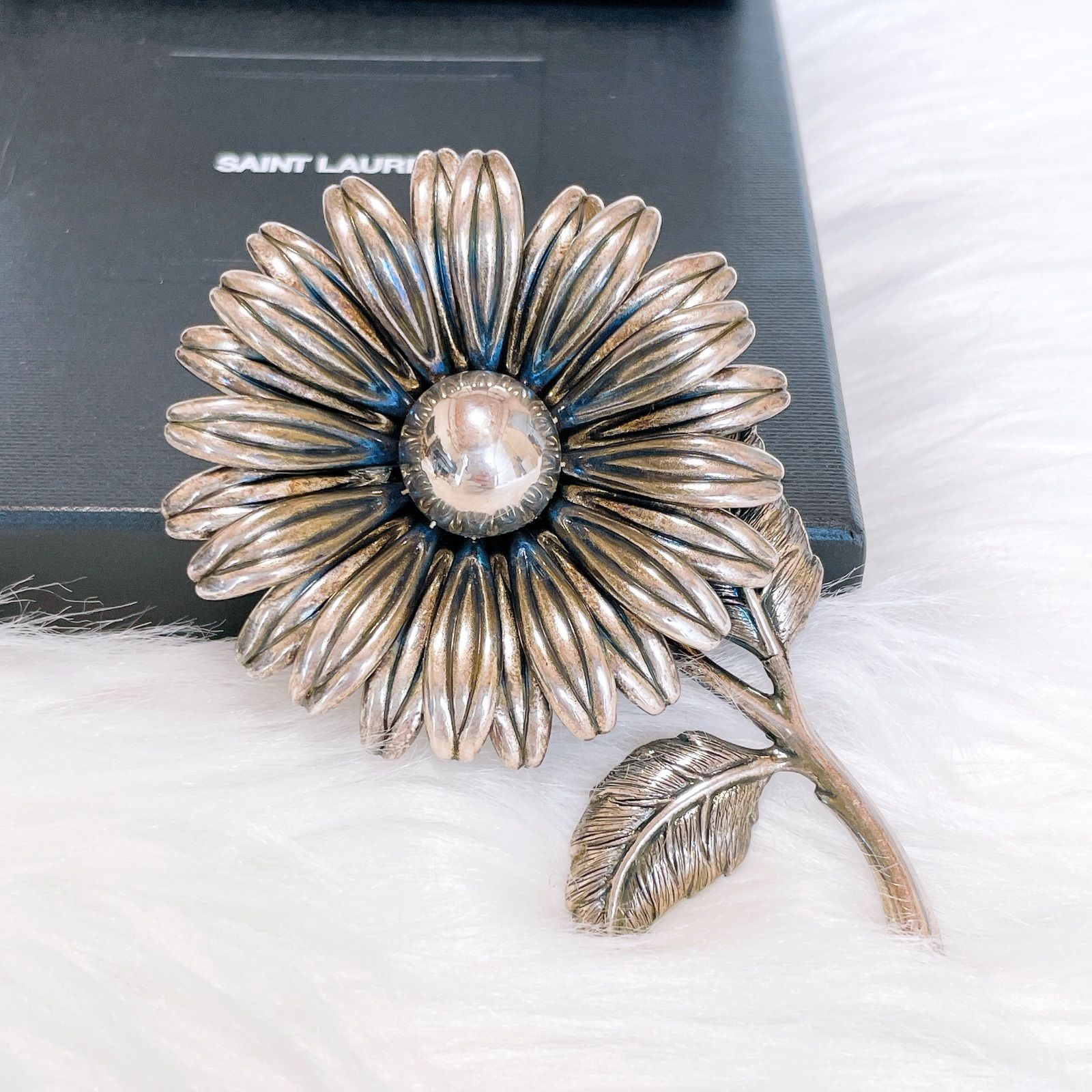 イブサンローラン ブローチ 希少♡ヴィンテージ♡イヴサンローラン