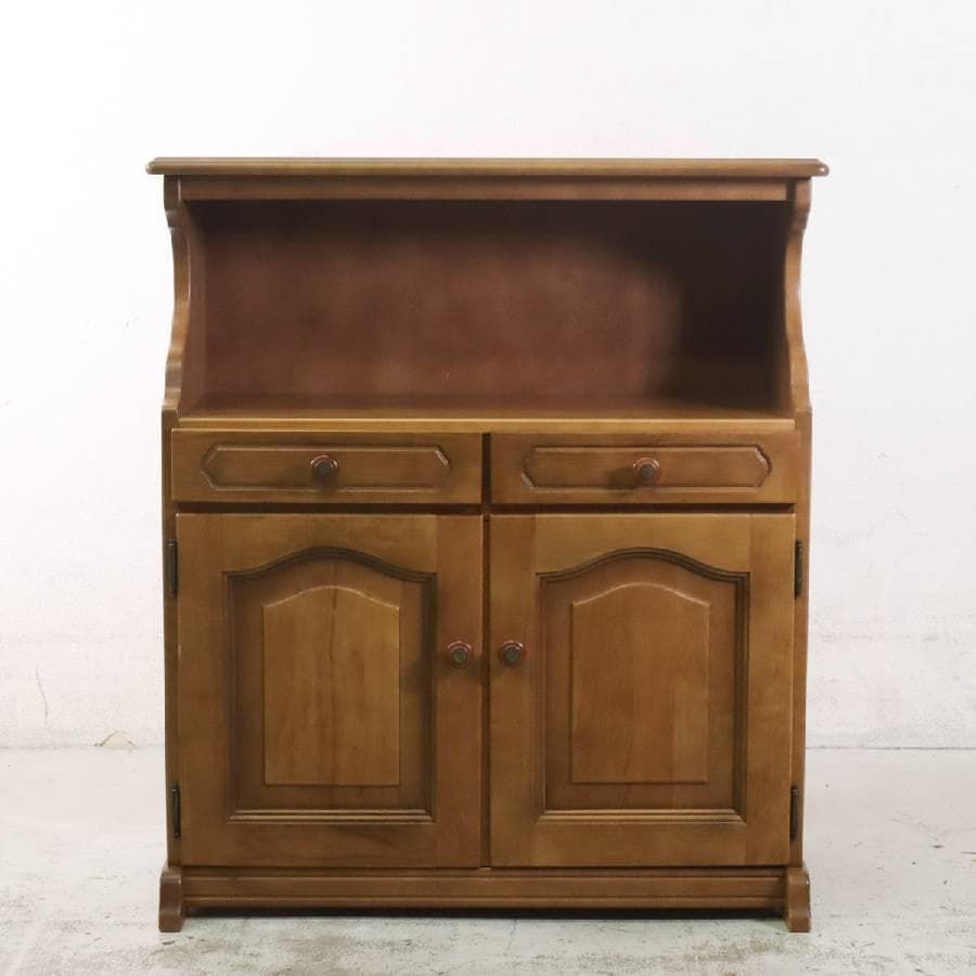 カリモク家具 コロニアル サイドボード キャビネット 電話台 引き出し2杯 264h24