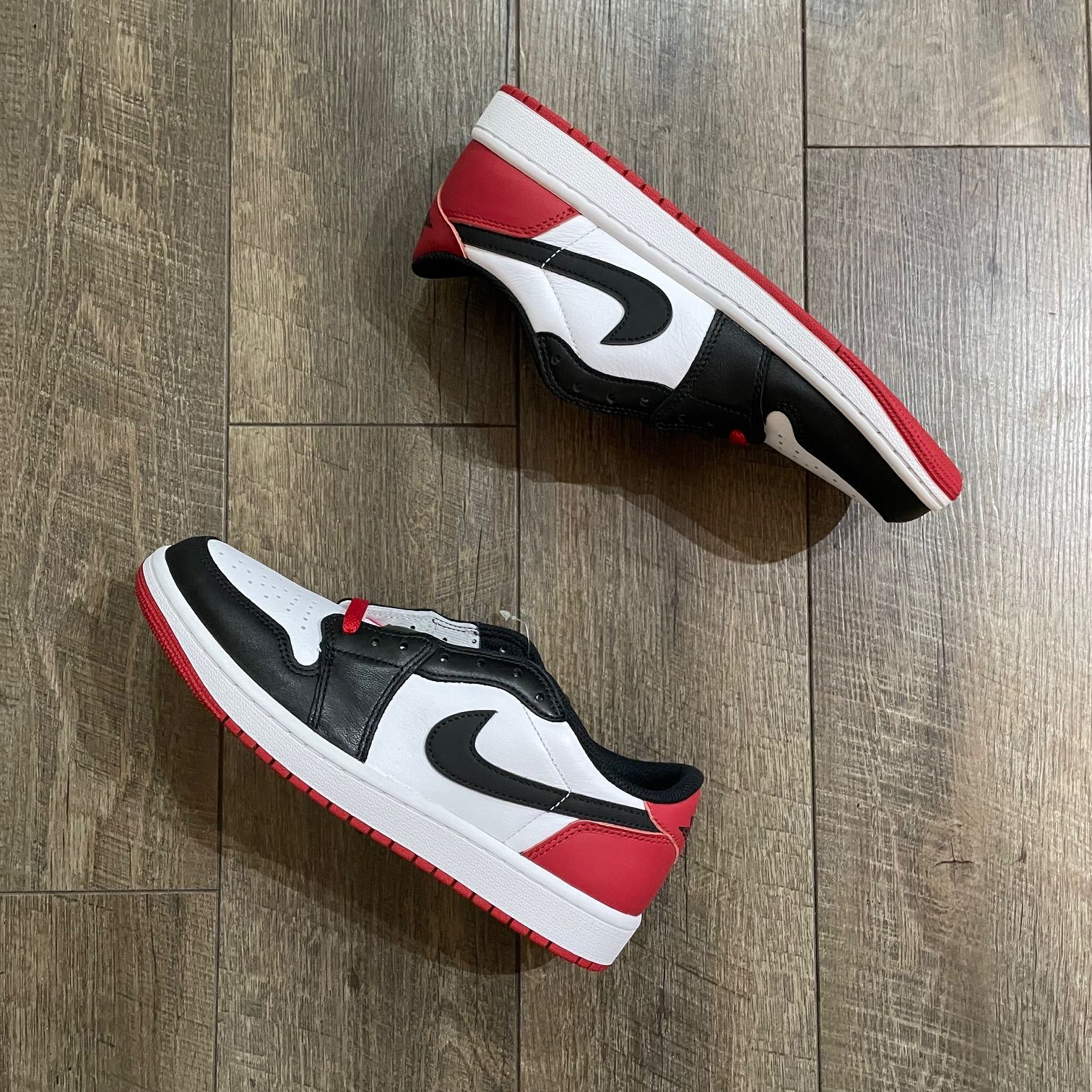 新品 国内正規 Nike Air Jordan 1 Retro Low OG Black Toe つま黒 