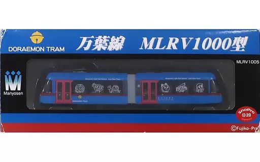 さ*ん様 万葉線　MLRV1000型 赤のアイトラム　青のドラえもん　2点セット 中古】鉄道模型 1/150 DORAEMON TRAM 万葉線 MLRV1000型