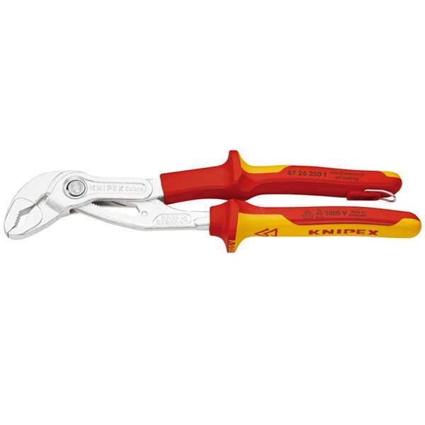KNIPEX クニペックス 1000V絶縁コブラ 落下防止 全長250mm 8726-250T