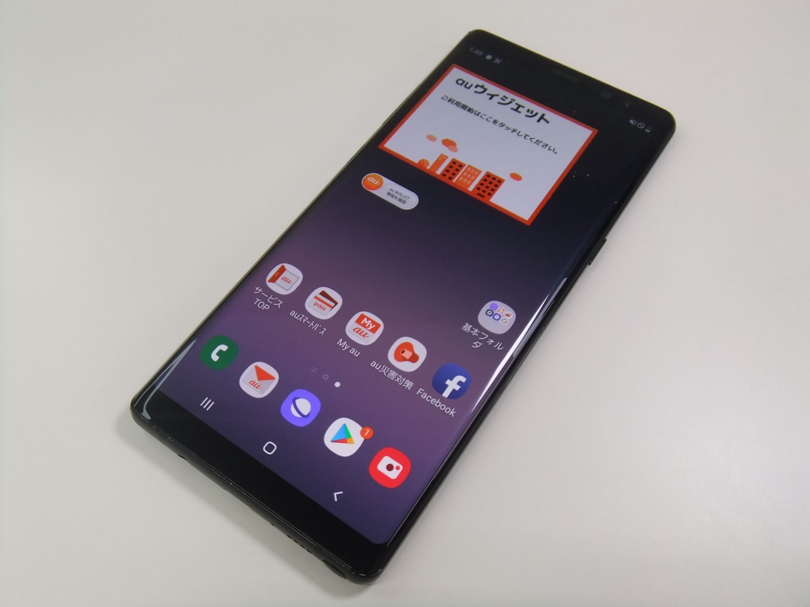 Galaxy Note8 ミッドナイトブラック 64 GB au-