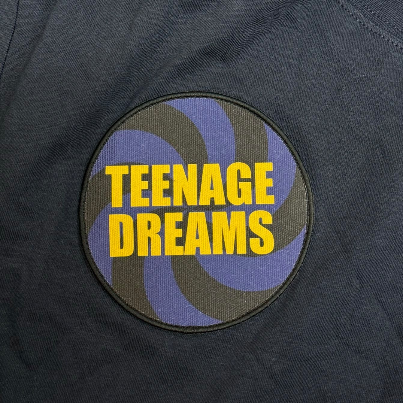 美品 RAF SIMONS 21SS Teenage Dreams Tshirt ティーンエイジドリーム クルーネック ショートスリーブ Tシャツ  ラフシモンズ 211-M102 ネイビー L 67896A7 - メルカリ