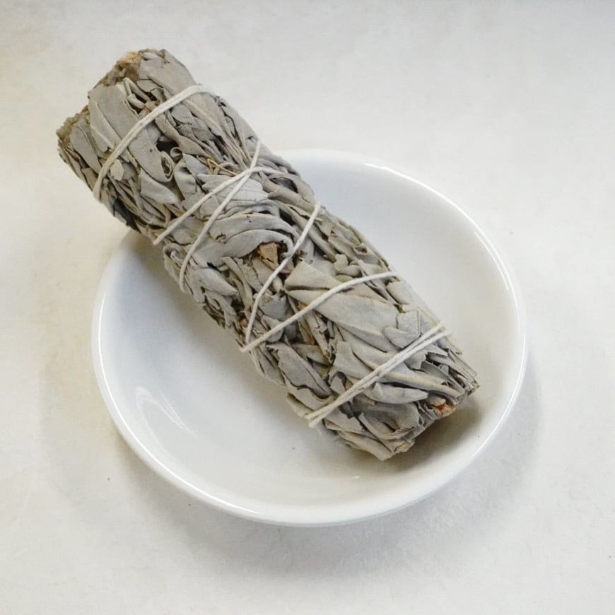 【 ホワイト セージ 】40g サルビア ハーブ アロマ 浄化 瞑想 お香 無農薬 カリフォルニア デトックス おうち時間